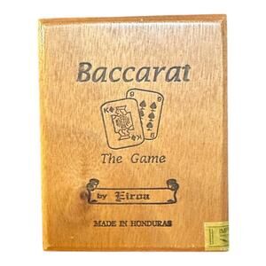 Wooden Baccarat Box
